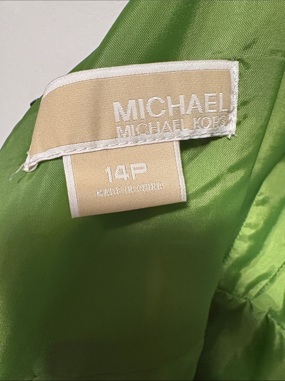 MICHAEL Michael Kors Print Dress Size 14P - 100% Silk - Picture 8 of 10